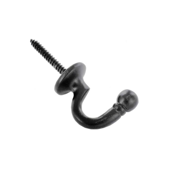 Securit Antique Ball End Screw Hook (Pack of 2)