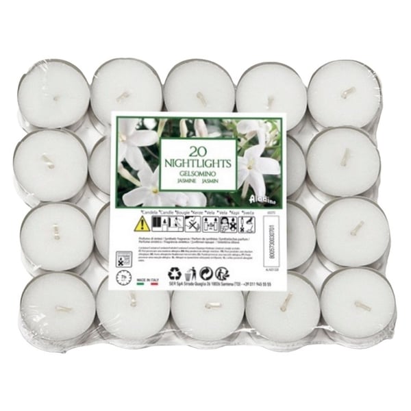 Aladino Jasmine Tea Lights (Pack of 20)