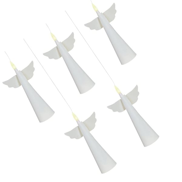 Premier Floating Angels Christmas Decoration (Pack of 5)