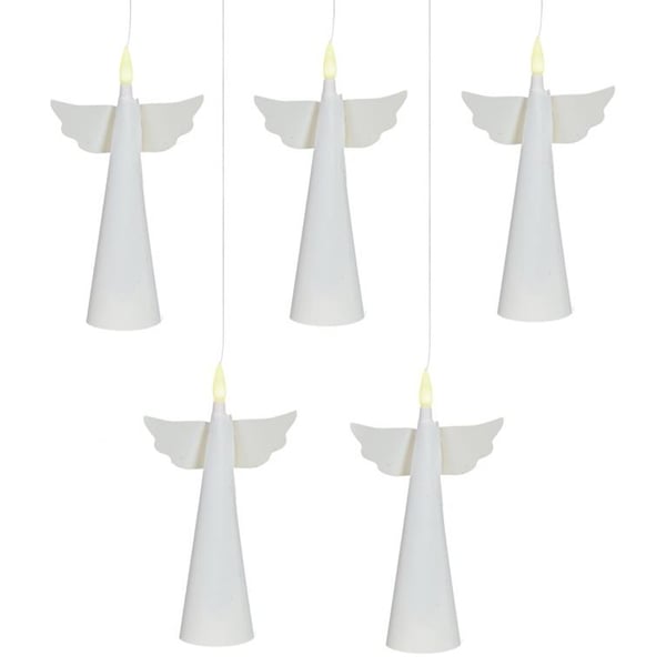 Premier Floating Angels Christmas Decoration (Pack of 5)