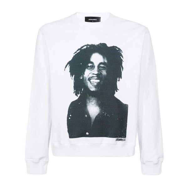 DSquared2 Mens Bob Marley Cool Fit Sweatshirt