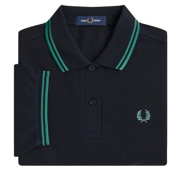 Fred Perry Mens Double Tipped Collar Polo Shirt