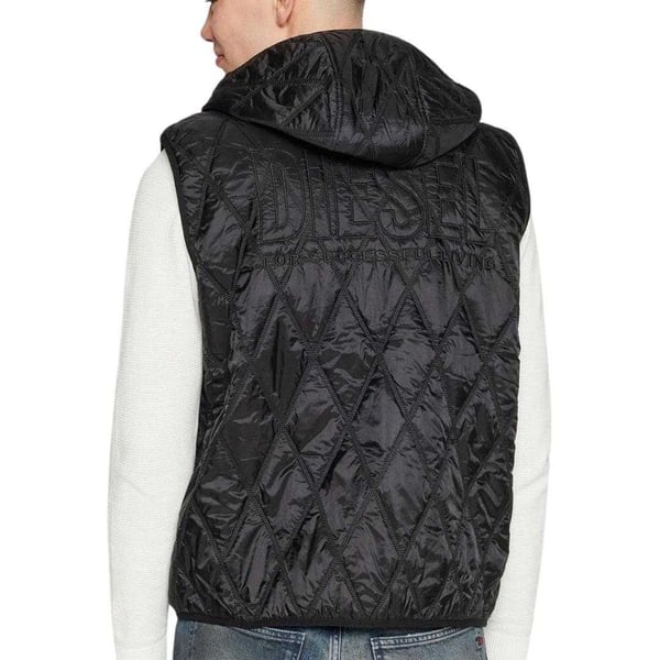 Diesel Mens Logo Quilted Gilet
