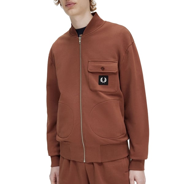 Fred Perry Miesten kokovetoketjullinen bomber-takki