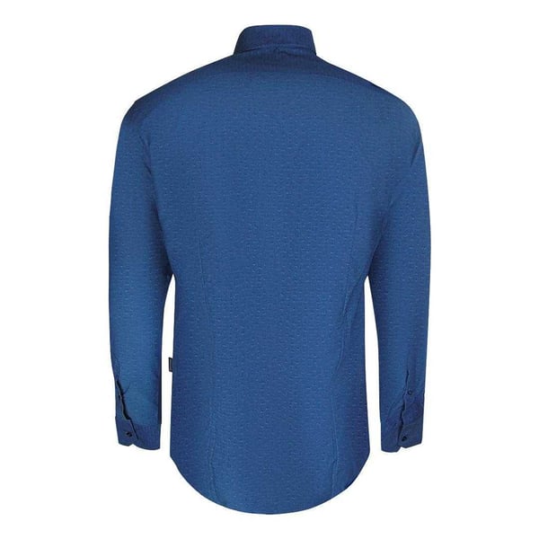 Aquascutum Mens Textured Long-Sleeved Shirt