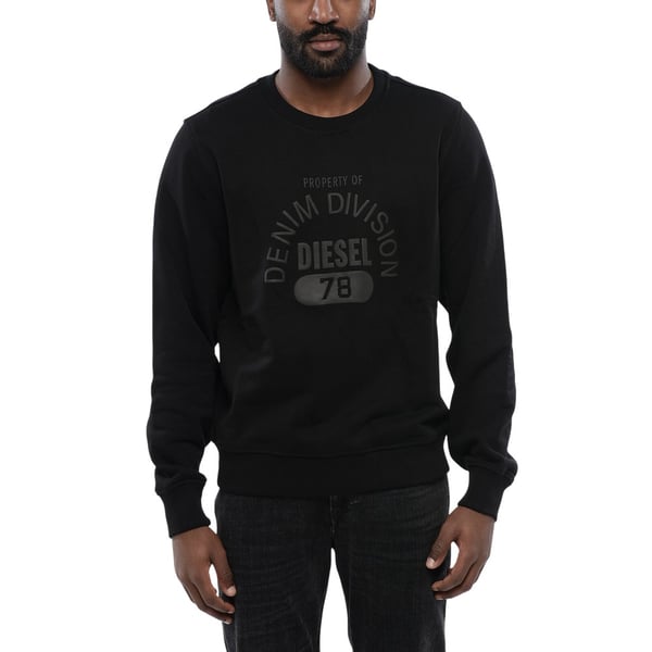 Diesel Unisex Vuxen Division Logo Denim Tröja