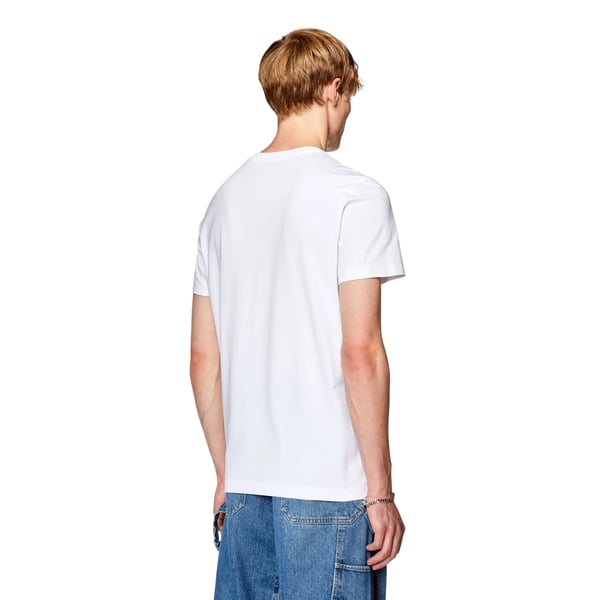 Diesel Mens Hardware Circle Logo T-Shirt