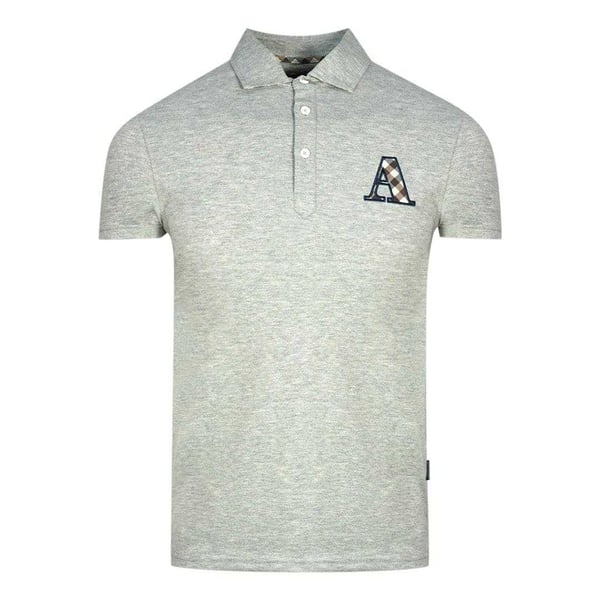 Aquascutum Unisex Adult Checked Logo Polo Shirt