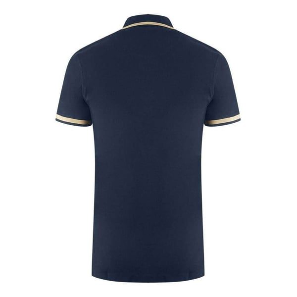 Aquascutum Unisex Adult AQ 1851 Embroidered Tipped Polo Shirt