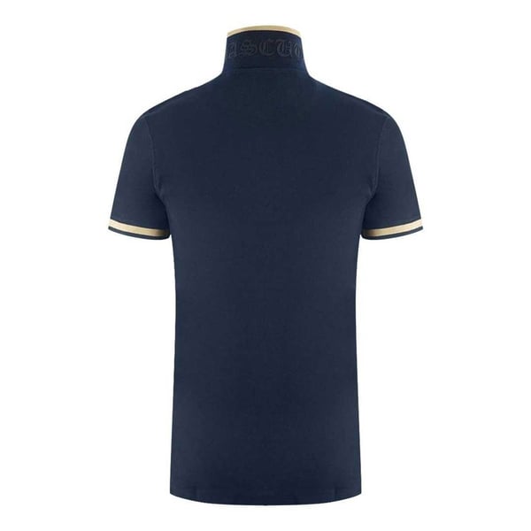Aquascutum Unisex Adult AQ 1851 Embroidered Tipped Polo Shirt