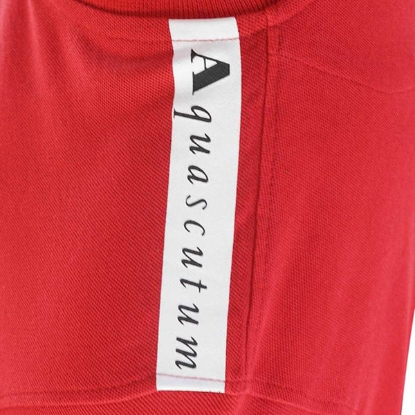 Aquascutum Unisex Adult Tipped Branded Shoulder Polo Shirt