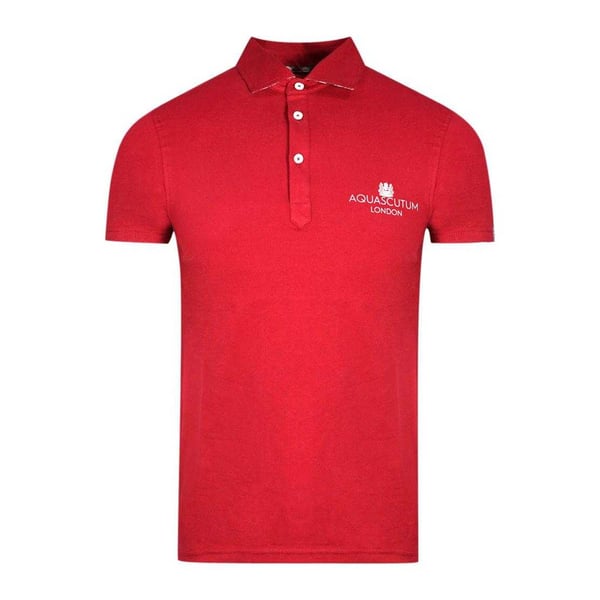 Aquascutum Unisex Adult London Bold Logo Polo Shirt