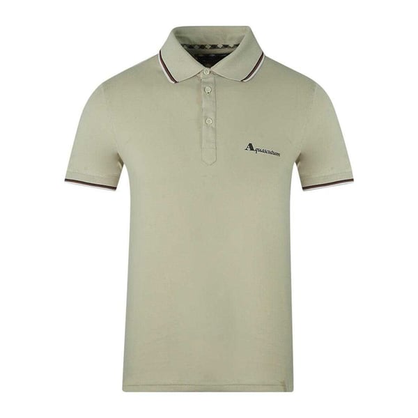 Aquascutum Unisex poloshirt med logo til voksne