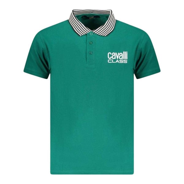 Cavalli Class Unisex Vuxen Kontrastrandig Randig Halsringning Pikétröja