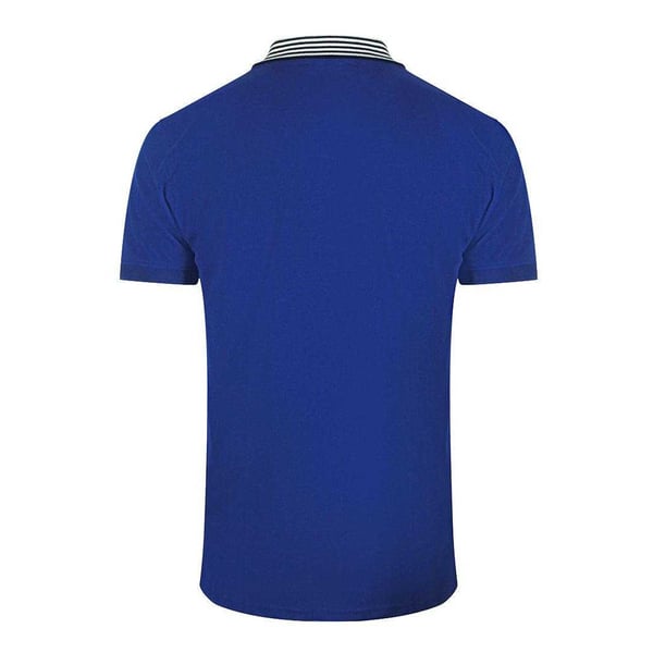 Cavalli Class Unisex Adult Contrast Striped Striped Neckline Polo Shirt