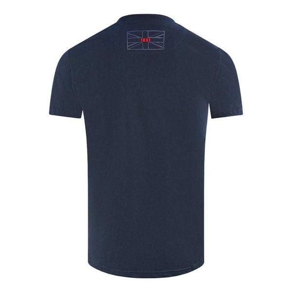 Aquascutum Mens London 1851 Logo Taped T-Shirt