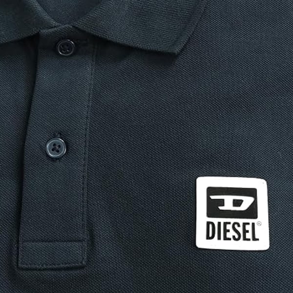 Diesel Mens Total Eclipse Small Logo Polo Shirt