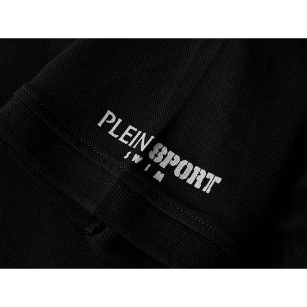 Plein Sport Pikétröja med liten logotyp för män