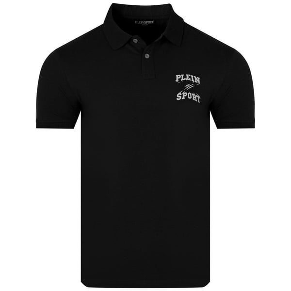 Plein Sport Pikétröja med liten logotyp för män