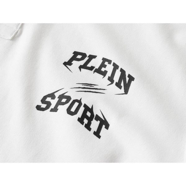 Plein Sport Mens Small Logo Breathable Polo Shirt