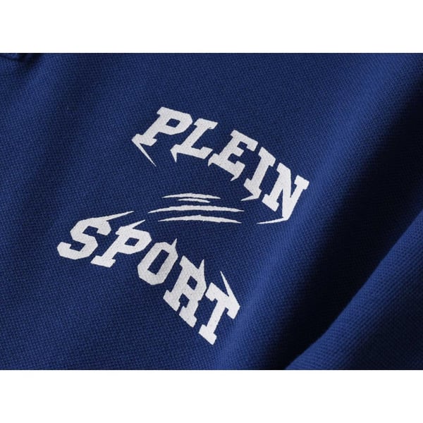 Plein Sport Mens Small Logo Breathable Polo Shirt