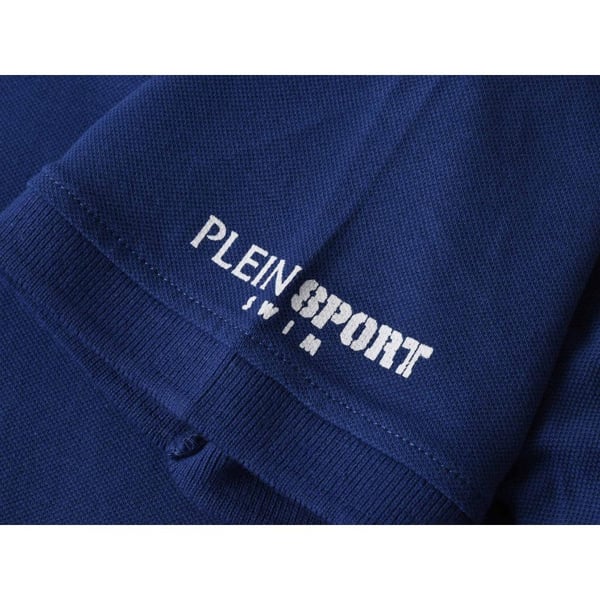 Plein Sport Mens Small Logo Breathable Polo Shirt
