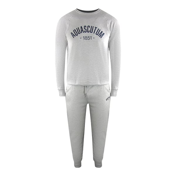 Aquascutum Miesten Old School Pyöreäkauluksinen Verryttelypuku