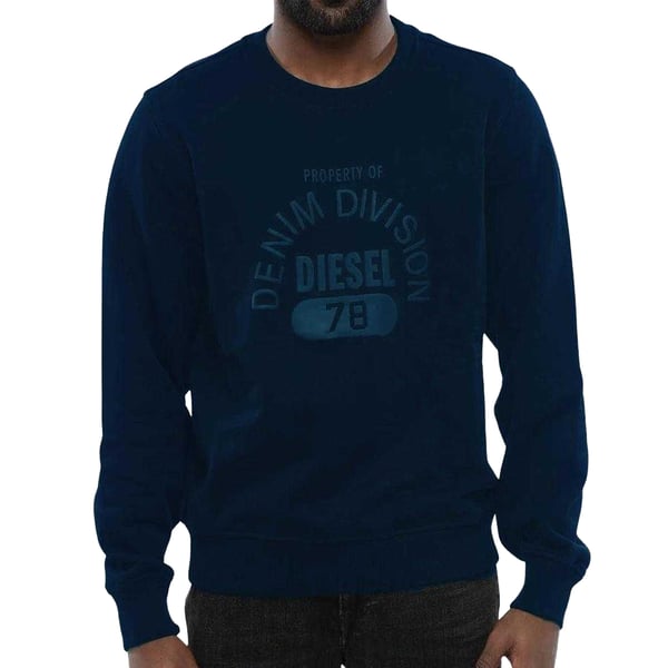 Diesel Mens Division Logo Sweatshirt