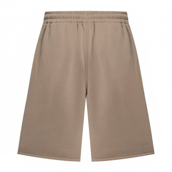Off-White Unisex Adult Embroidered Sweat Shorts