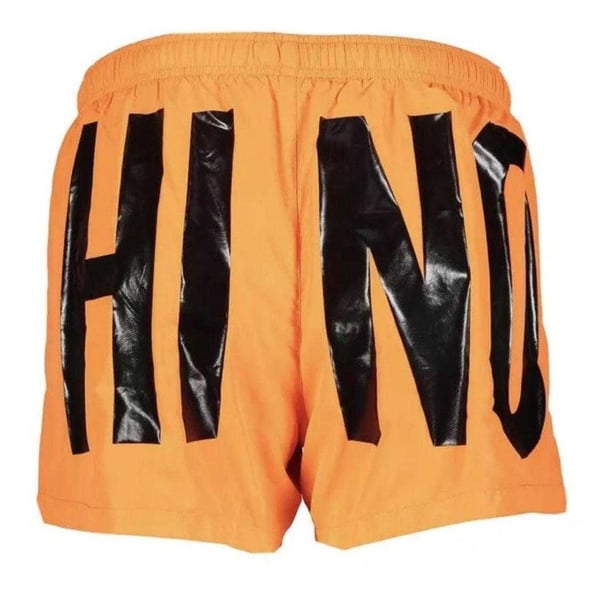 Moschino Mens Logo Polyester Swim Shorts