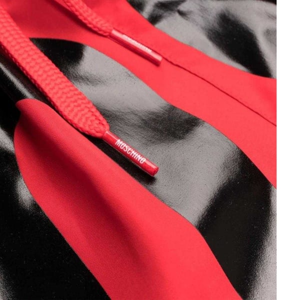 Moschino Mens Logo Polyester Swim Shorts