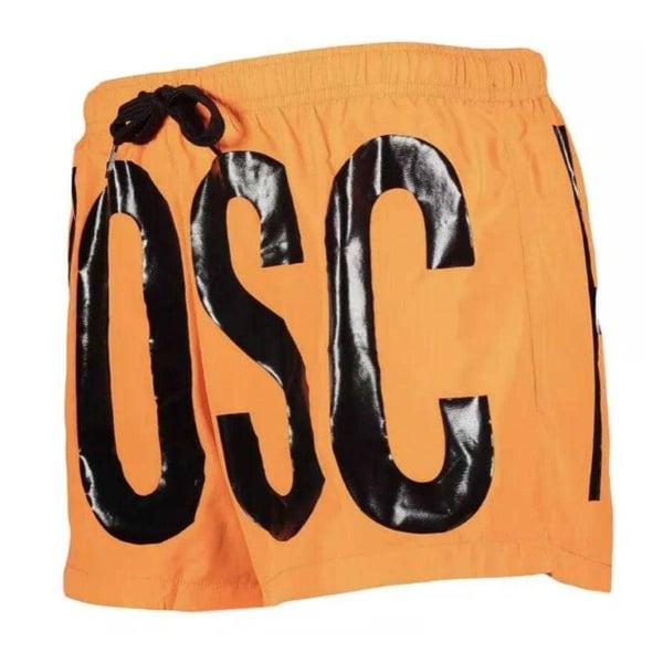 Moschino Mens Logo Polyester Swim Shorts