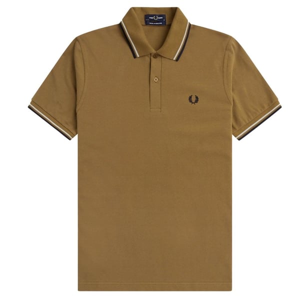 Fred Perry Miesten Kaksinkertaisesti Kärjellä Varustettu Kauluspoolopaita