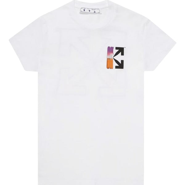 Off White Unisex Aikuisten Gradient Logo Slim T-paita