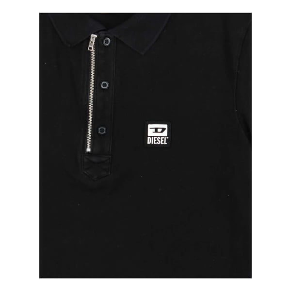 Diesel Mens T-Harry Zip Neck Polo Shirt