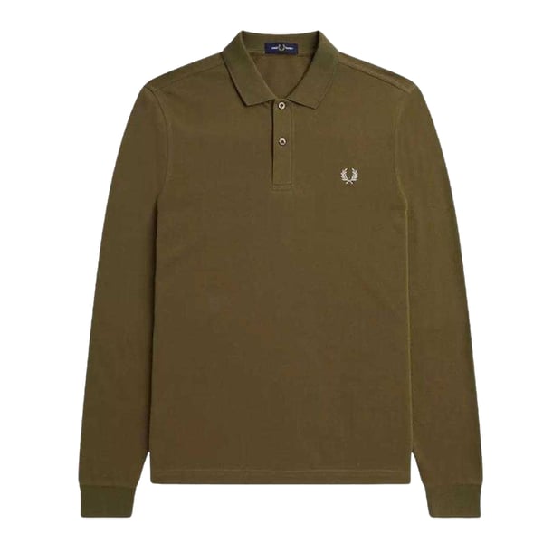 Fred Perry Unisex poloshirt med lange ærmer til voksne