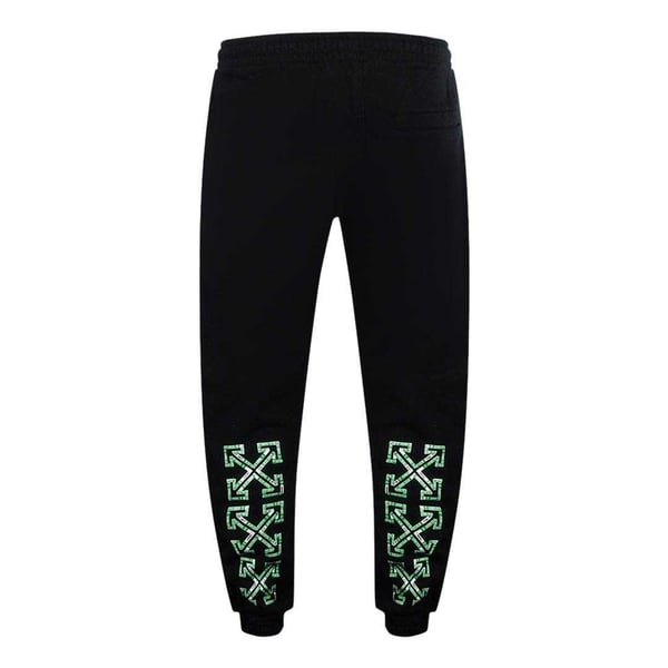 Off White Unisex Adult Arrows Tape Slim Jogging Bottoms