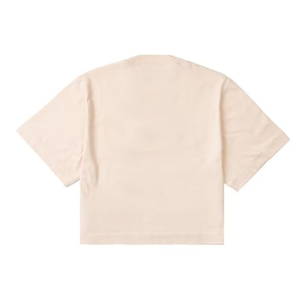 Off-White Womens/Ladies Embroidered Logo Crop T-Shirt