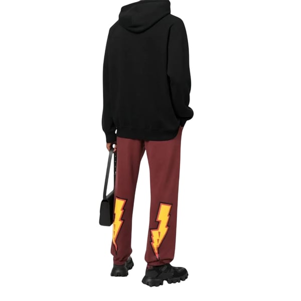 Off White Unisex Adult Thunder Stable Slim Jogging Bottoms