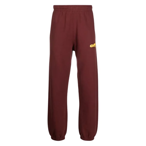 Off White Unisex Adult Thunder Stable Slim Jogging Bottoms