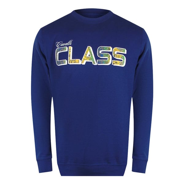 Cavalli Class Unisex Adult Floral Logo Sweatshirt