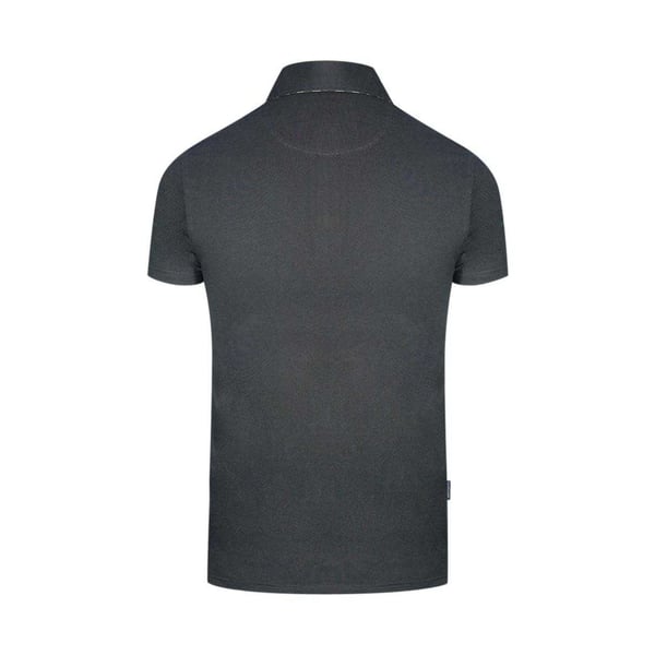 Aquascutum Mens Checked Logo Polo Shirt