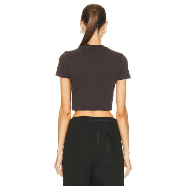 Off-White Womens/Ladies Bling Bounce Crop T-Shirt