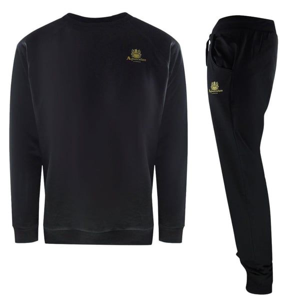 Aquascutum Miesten Crest Crew Neck -verryttelypuku Aquascutum Miesten Crest Crew Neck -verryttelypuku