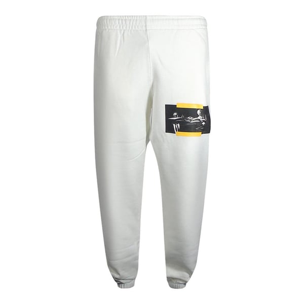 Off-White Mens Caravaggio Painting Logo Jogging Bottoms Off-White Mens Caravaggio Painting Logo Jogging Bottoms