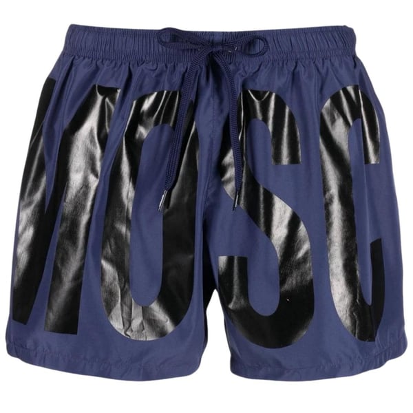 Moschino Mens Logo Swim Shorts Moschino Mens Logo Swim Shorts