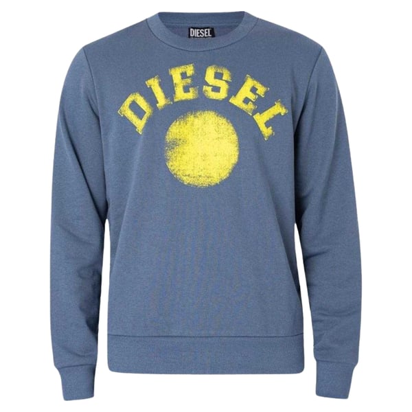 Diesel Unisex Aikuisten Kulutettu Pistekuvioinen Logopaita