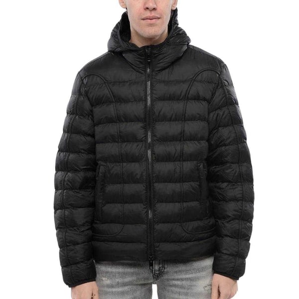 Diesel Mens Plain Hooded Jacket