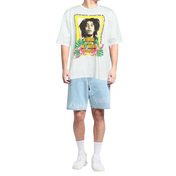 DSquared2 Unisex Aikuisten My Home Is In My Head Bob Marley T-paita