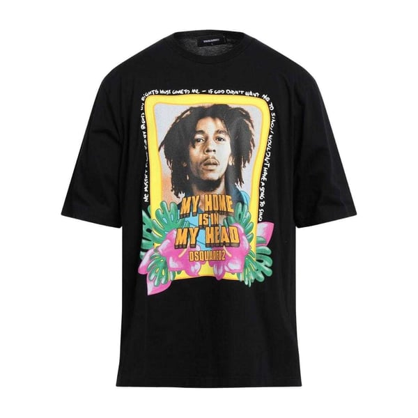DSquared2 Unisex Aikuisten My Home Is In My Head Bob Marley T-paita